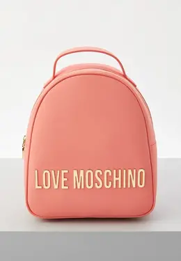 Love Moschino: Розовый рюкзак 