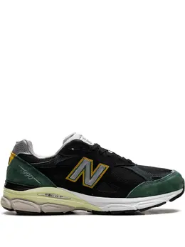 New Balance: Чёрные кроссовки 