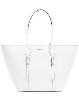 Michael Kors: Белая сумка-шоппер 