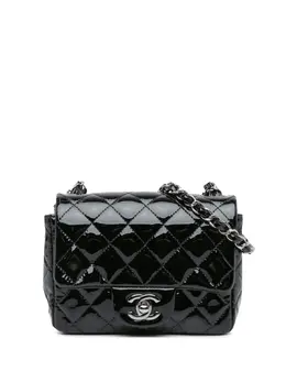 CHANEL Pre-Owned: Чёрная сумка через плечо 