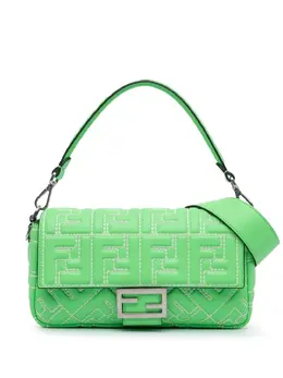 Fendi Pre-Owned: Зелёная сумка 