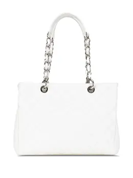 CHANEL Pre-Owned: Белая сумка-шоппер 