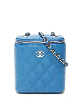 CHANEL Pre-Owned: Голубая сумка 