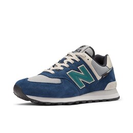 New Balance: Тёмные кроссовки  574