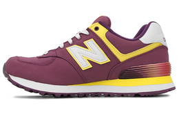 New Balance: Фиолетовые кроссовки  574