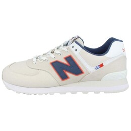 New Balance: Синие кроссовки  574