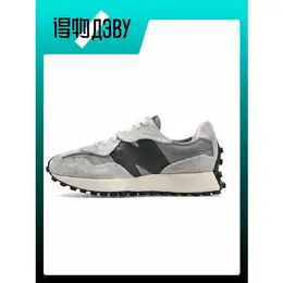 New Balance: Серые кроссовки  327