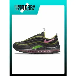 NIKE: Чёрные кроссовки  Air Max 97