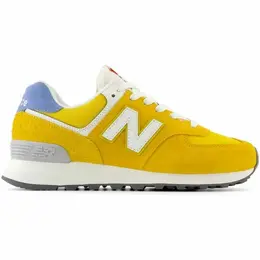 New Balance: Жёлтые кроссовки  574