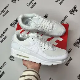 NIKE: Белые кроссовки  Air Max 90