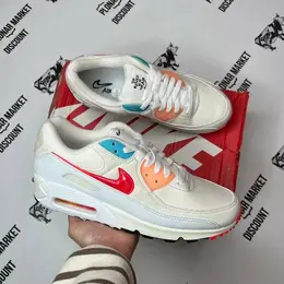 NIKE: Белые кроссовки  Air Max 90