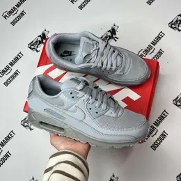 NIKE: Серые кроссовки  Air Max 90