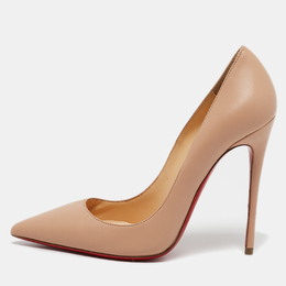 Christian Louboutin: Бежевые туфли  So Kate