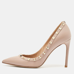 Valentino: Розовые туфли  Rockstud