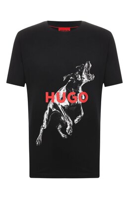 HUGO: Хлопковая футболка 