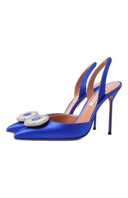 Aquazzura: Синие туфли 