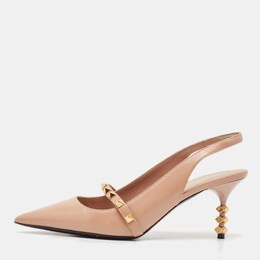 Valentino: Бежевые туфли  Rockstud