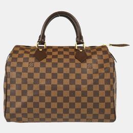 Louis Vuitton: Коричневая сумка  Speedy 30