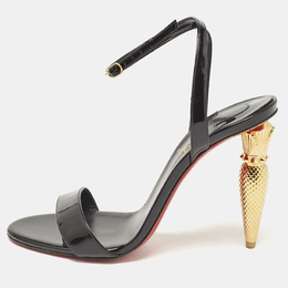 Christian Louboutin: Чёрные сандалии 