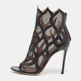 Gianvito Rossi: Чёрные ботинки 