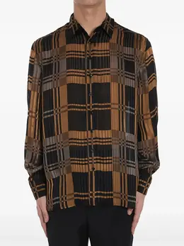 Saint Laurent: Шёлковая рубашка 