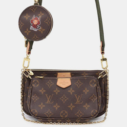 Louis Vuitton: Коричневая сумка  Pochette Accessoires