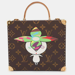 Louis Vuitton: Коричневая сумка 