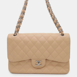 Chanel: Бежевая сумка 