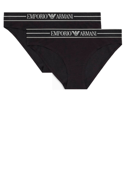 EMPORIO ARMANI Underwear: Чёрные трусы 