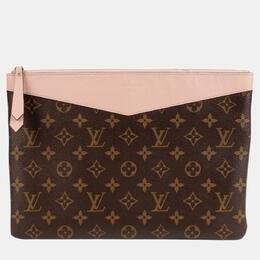 Louis Vuitton: Коричневая сумка 