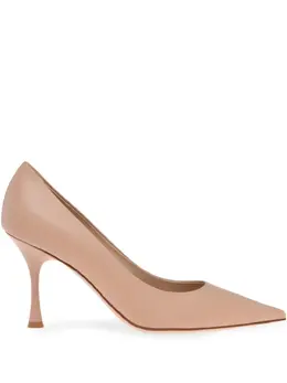 Gianvito Rossi: Бежевые туфли 