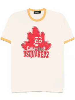 DSQUARED2: Футболка с принтом 