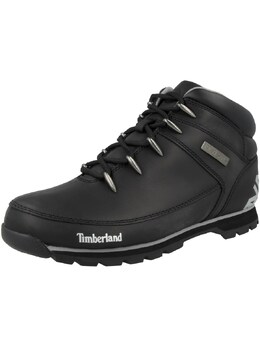 Timberland: Чёрные ботинки 