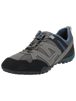 Geox: Серые кроссовки 