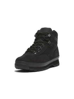 Timberland: Чёрные ботинки 