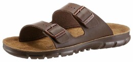 Birkenstock: Коричневые шлёпанцы 