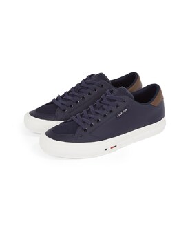 Tommy Hilfiger: Тёмные кроссовки 