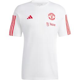 Adidas: Белая футболка 