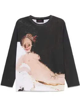 Simone Rocha: Прямая футболка 