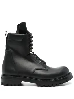 Rick Owens: Чёрные ботинки 