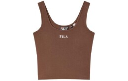 Fila: Коричневый жилет 