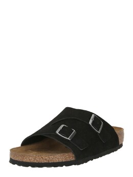 Birkenstock: Чёрные мокасины 