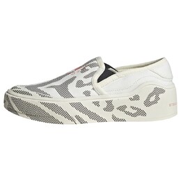 Adidas By Stella Mccartney: Белые шлёпанцы 