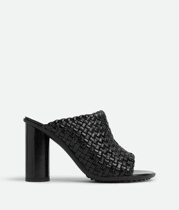 Bottega Veneta: Чёрные сабо 