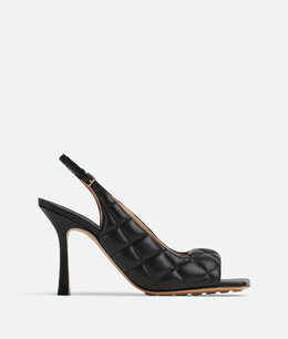 Bottega Veneta: Чёрные сандалии 