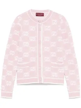 Gucci: Жаккардовый кардиган 