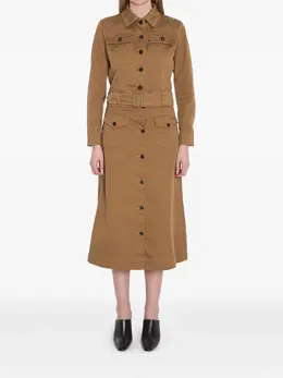 Saint Laurent: Коричневая куртка 