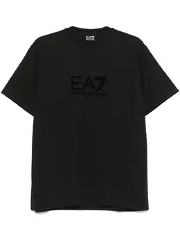 Ea7 Emporio Armani: Чёрная футболка 