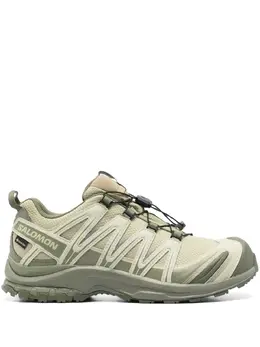 Salomon: Зелёные кроссовки 