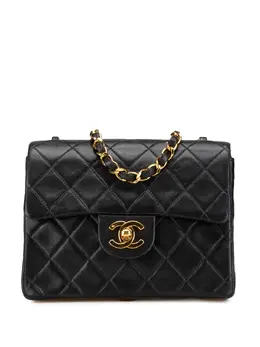 CHANEL Pre-Owned: Чёрная сумка через плечо 